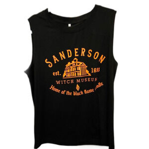 Black Hocus Pocus Muscle Tee - Womens